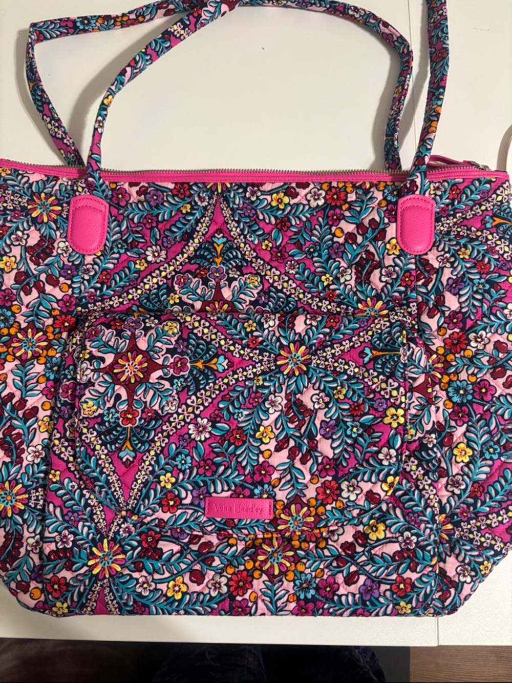 Vera Bradley “Kaleidoscope”Quilted Tote. 17”w x 14”h x 5.5”d